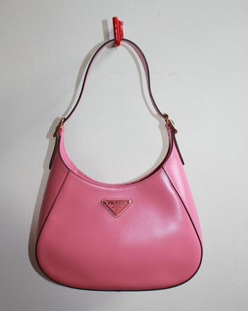 front of large pink cleo prada bag 1BC179